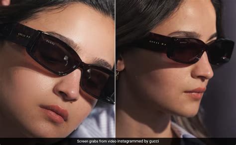 alia bhatt gucci glasses|Alia Bhatt In Chic Wraparound Sunglasses Is Fronting .